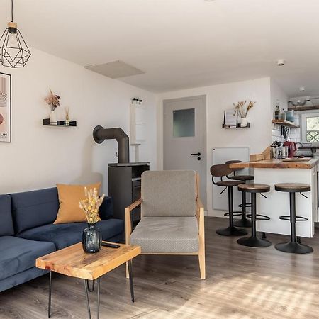 Am Grimnitzsee Gemutliches Tiny House Bungalow Mit Sauna Und Kamin Joachimsthal Buitenkant foto
