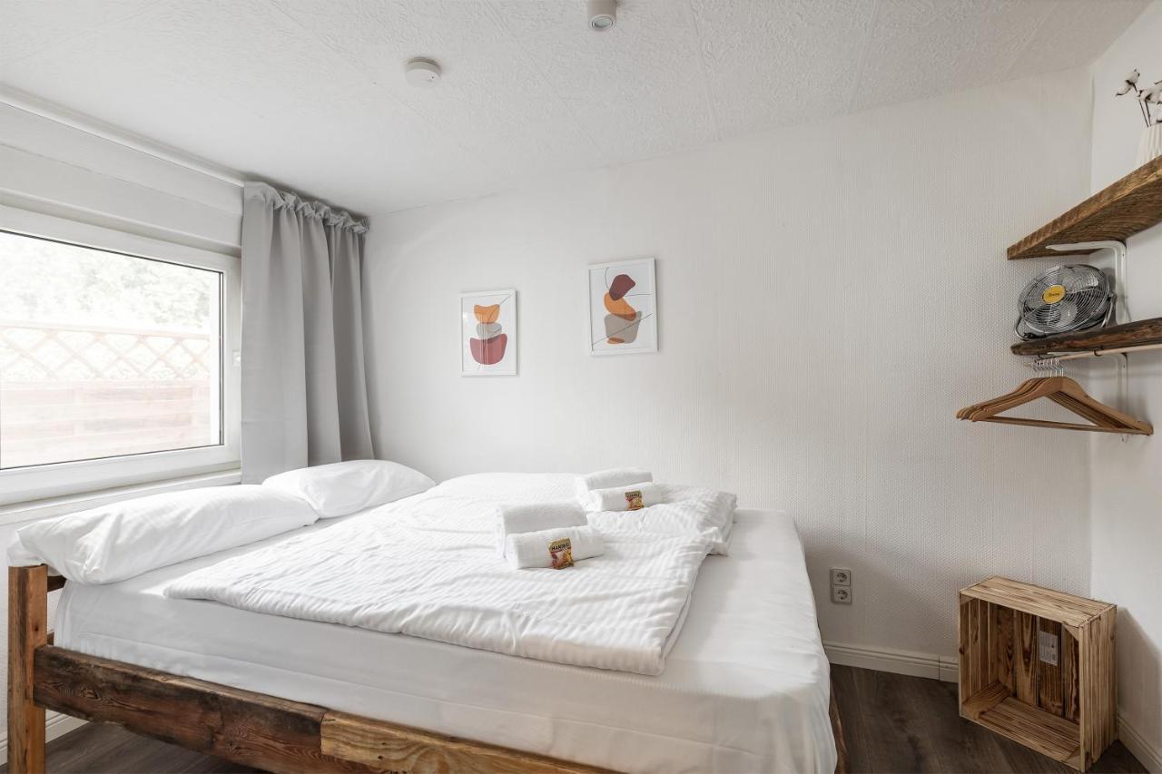 Am Grimnitzsee Gemutliches Tiny House Bungalow Mit Sauna Und Kamin Joachimsthal Buitenkant foto